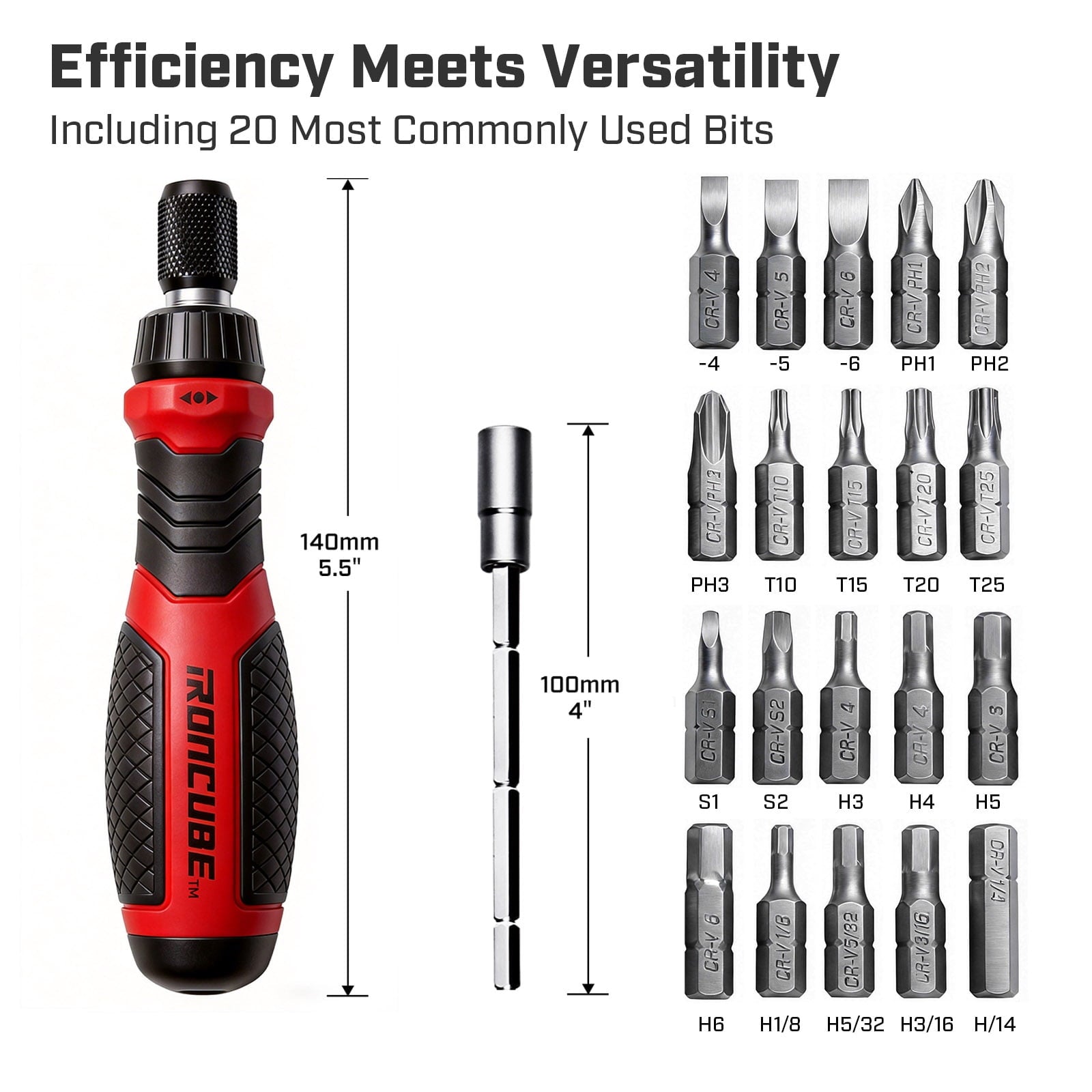 Multi Ratcheting Screwdriver Set: 21 in 1 Magnetic Multiple bits Suitable for Everyday Household Use - Image 2