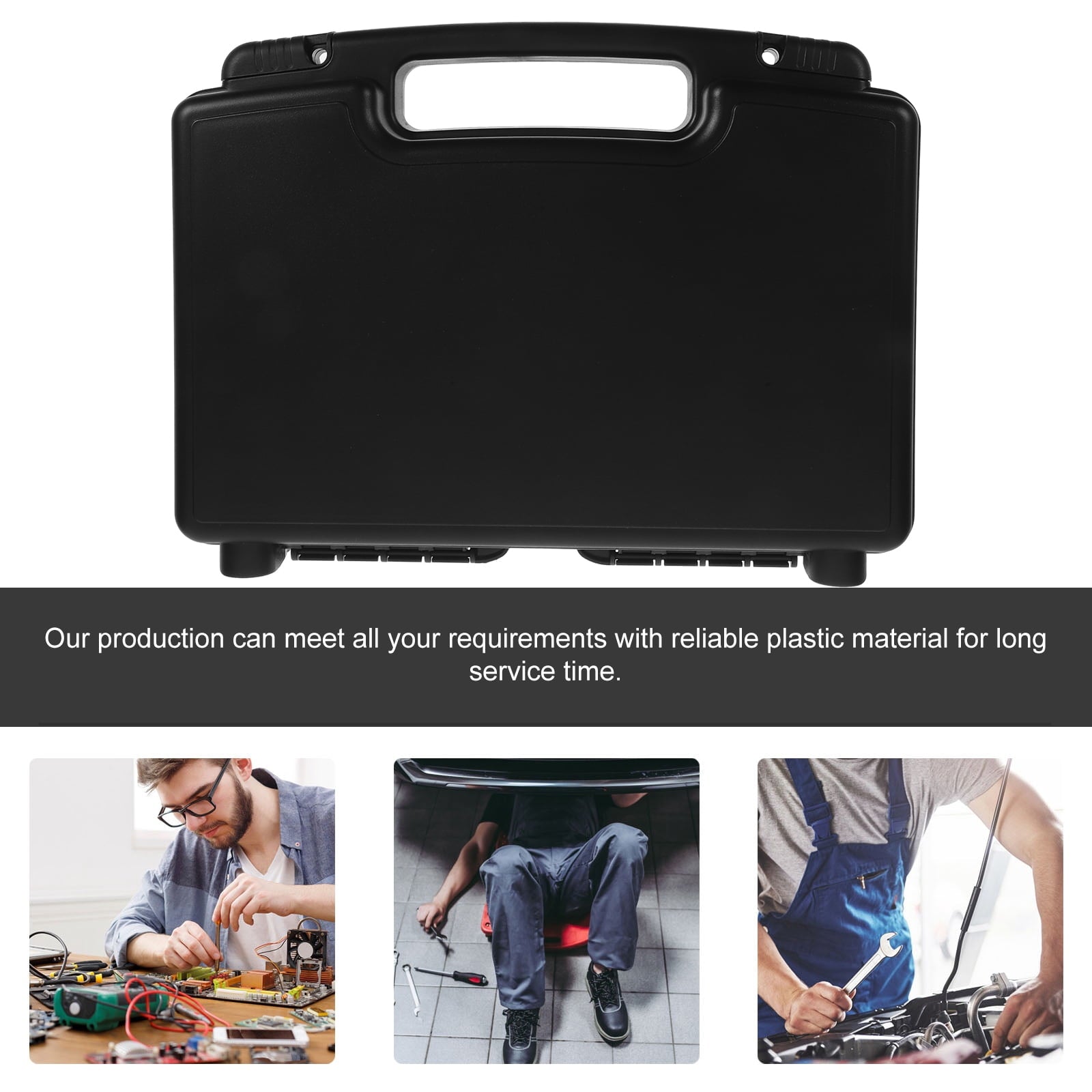 Tool Chest Tools Container Tool Box Hard Case Mechanics Tools Organizer Picnic Tool Storage Case Tool Case - Image 4