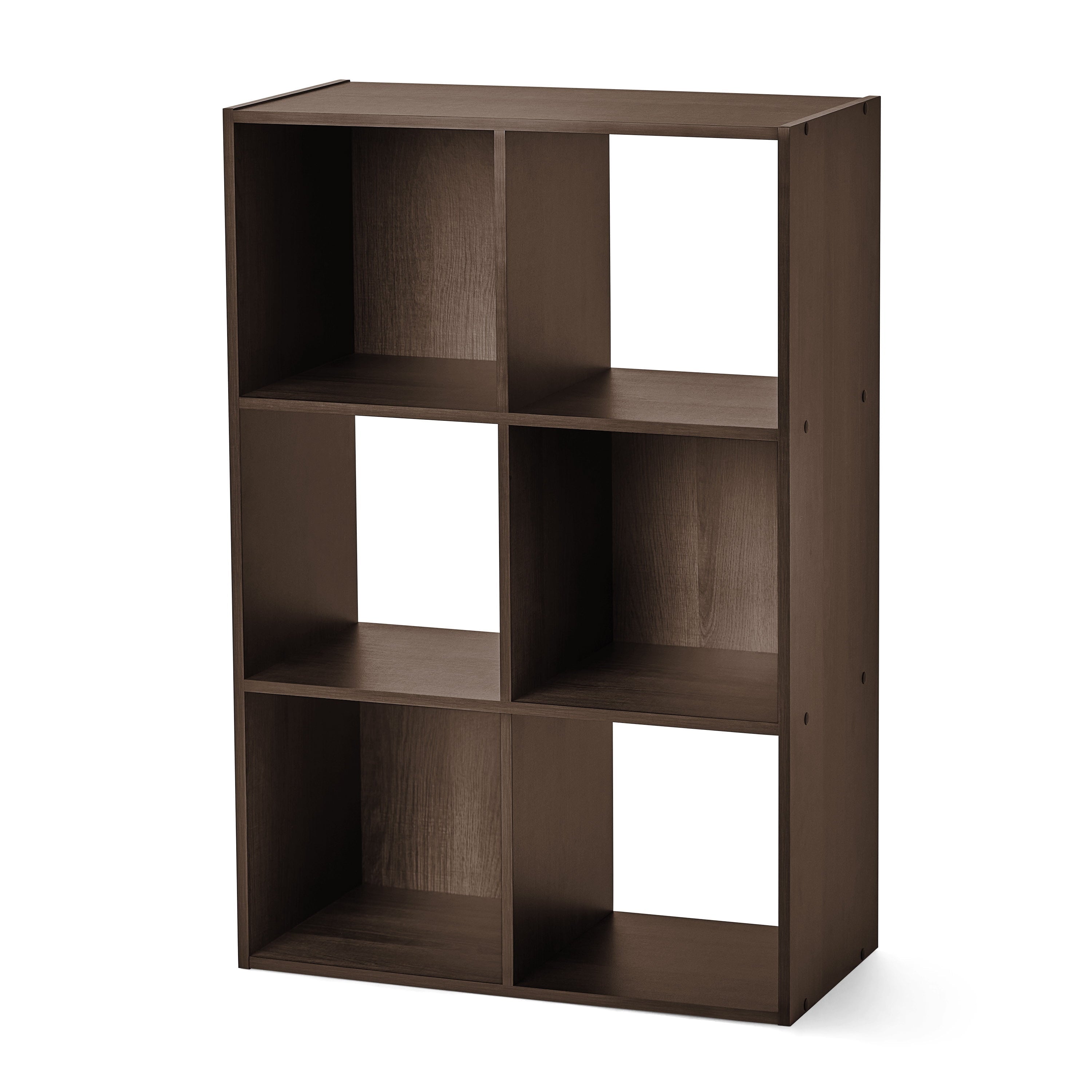 6 Cube Storage Organizer, White Portable for Home