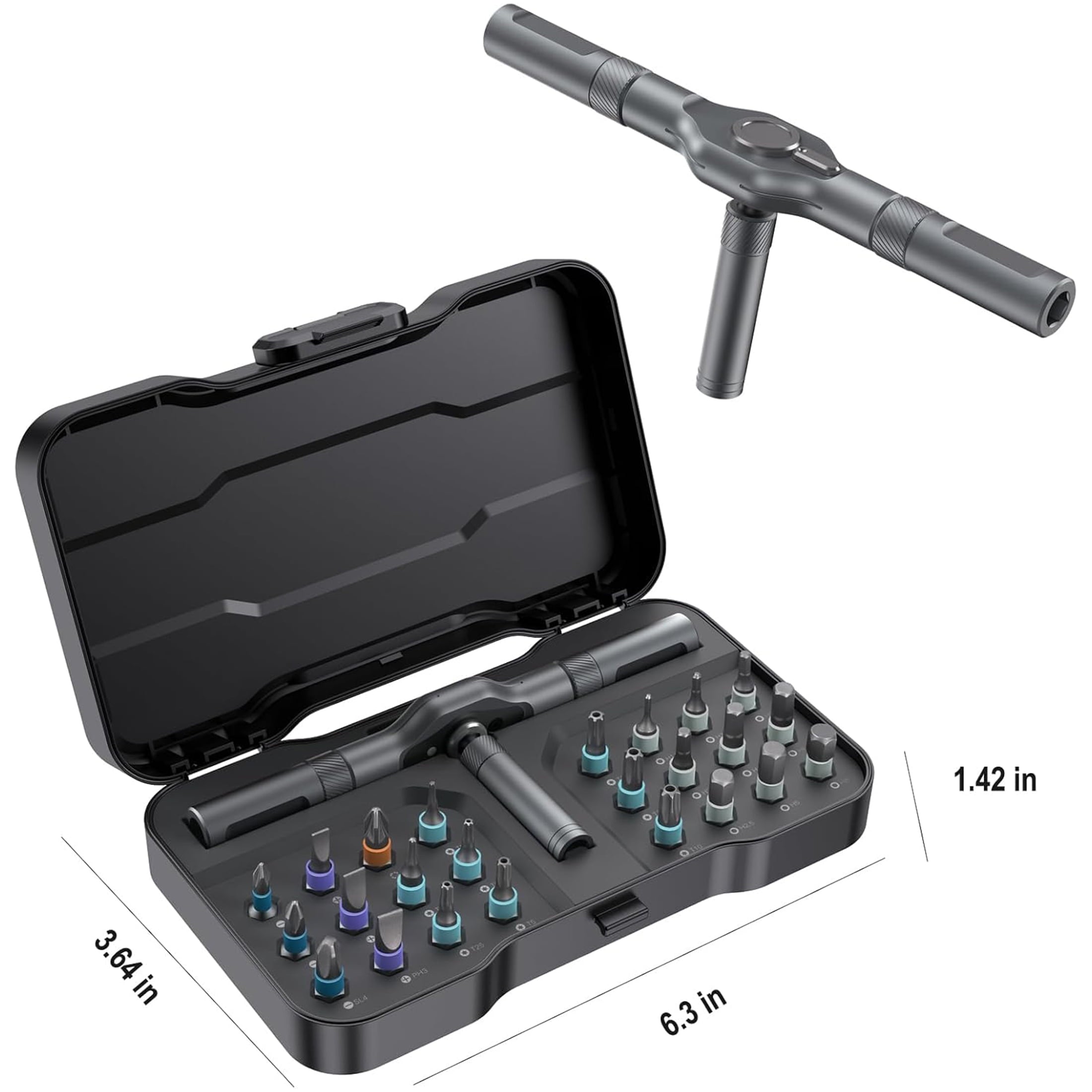 24 in 1 Magnetic Ratchet Screwdriver Set Tool Precision Screwdriver Kit - Image 4