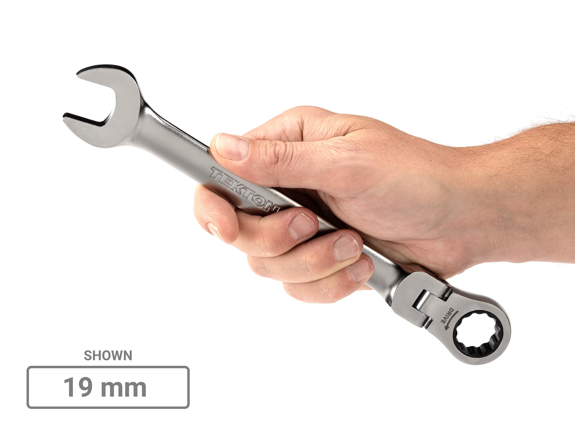 Flex Head 12-Point Ratcheting Combination Wrench Set, 34-Piece (1/4-1 in., 6-24 mm) | - Image 3