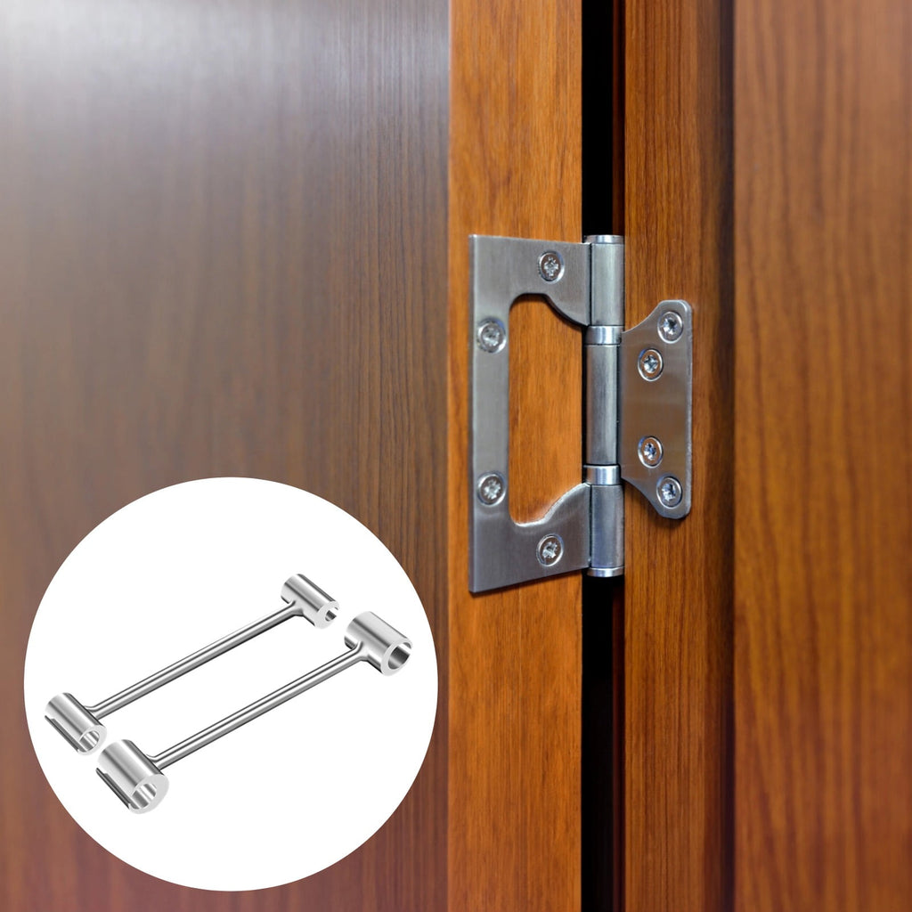 Stainless Steel Door Hinge Wrench Set 2 Pcs, Adjustable 14-25 mm Hinge Gap Adjustment Tool, Door Hinge Alignment Wren... - Image 2