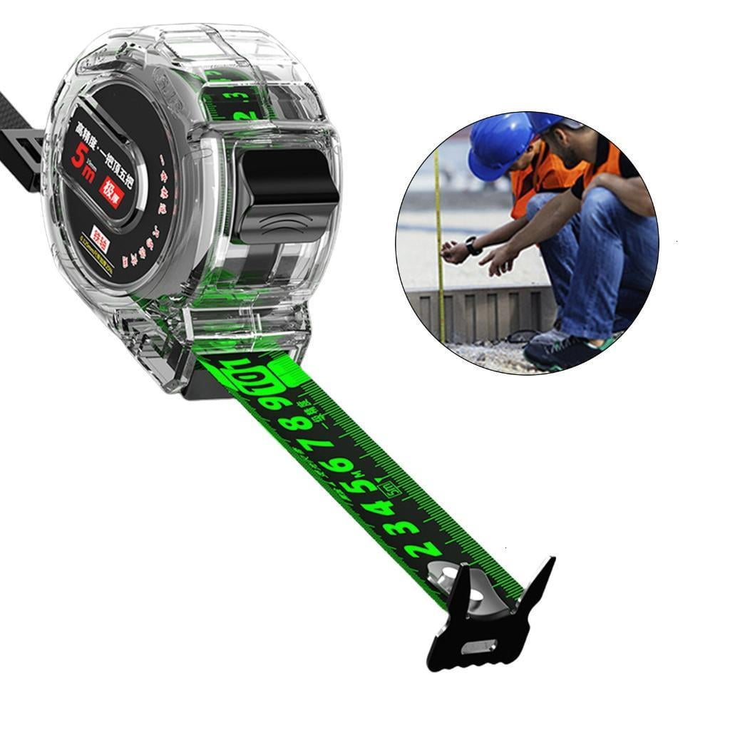 Tape Measure Black Fluorescent Tape Measure High Precisions Tape Measure Tool - Image 2