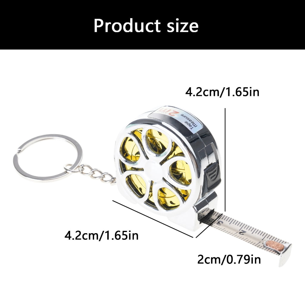 Steel Measuring Tape Retractable Ruler 2Meter Waterproof Tape Selves Locki - Image 5
