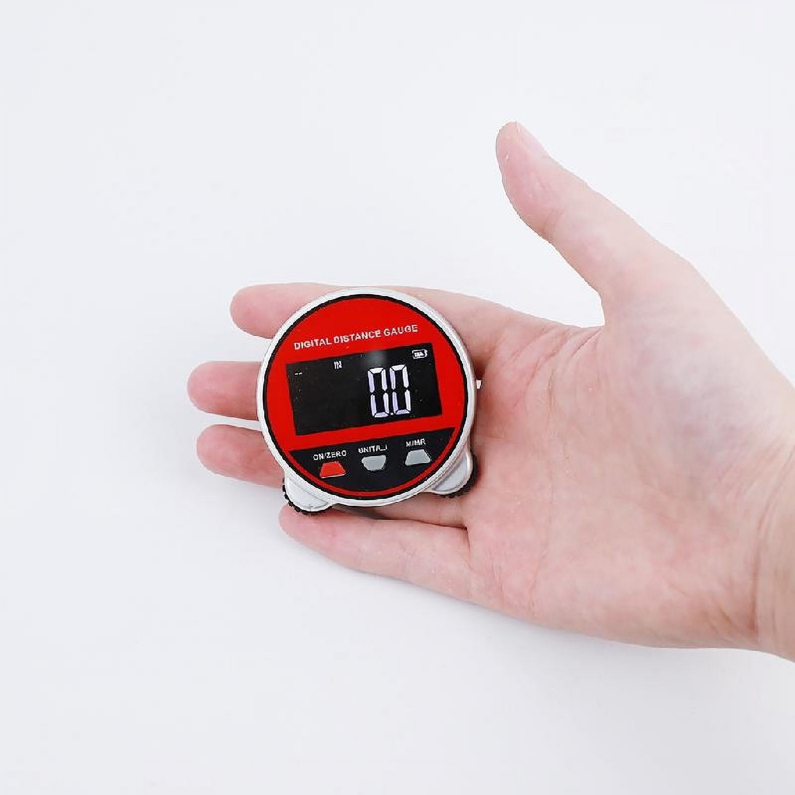 Necvior 656Ft Electronic Digital Tape Measure with LCD Display Digital Ruler Rechargeable Small Rolling Measuring Tool - Image 6