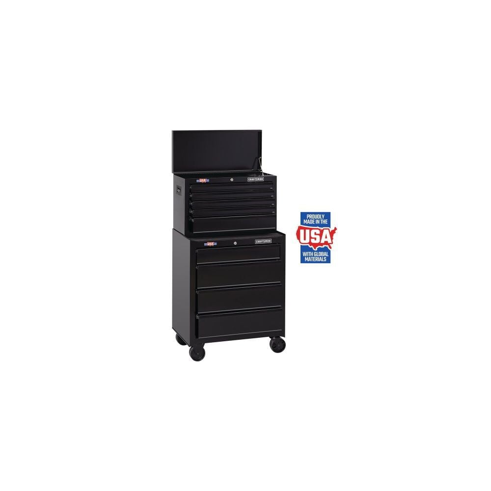 112521 26 Wide 5-Drawer Standard-Duty Top Chest - Black - Image 6