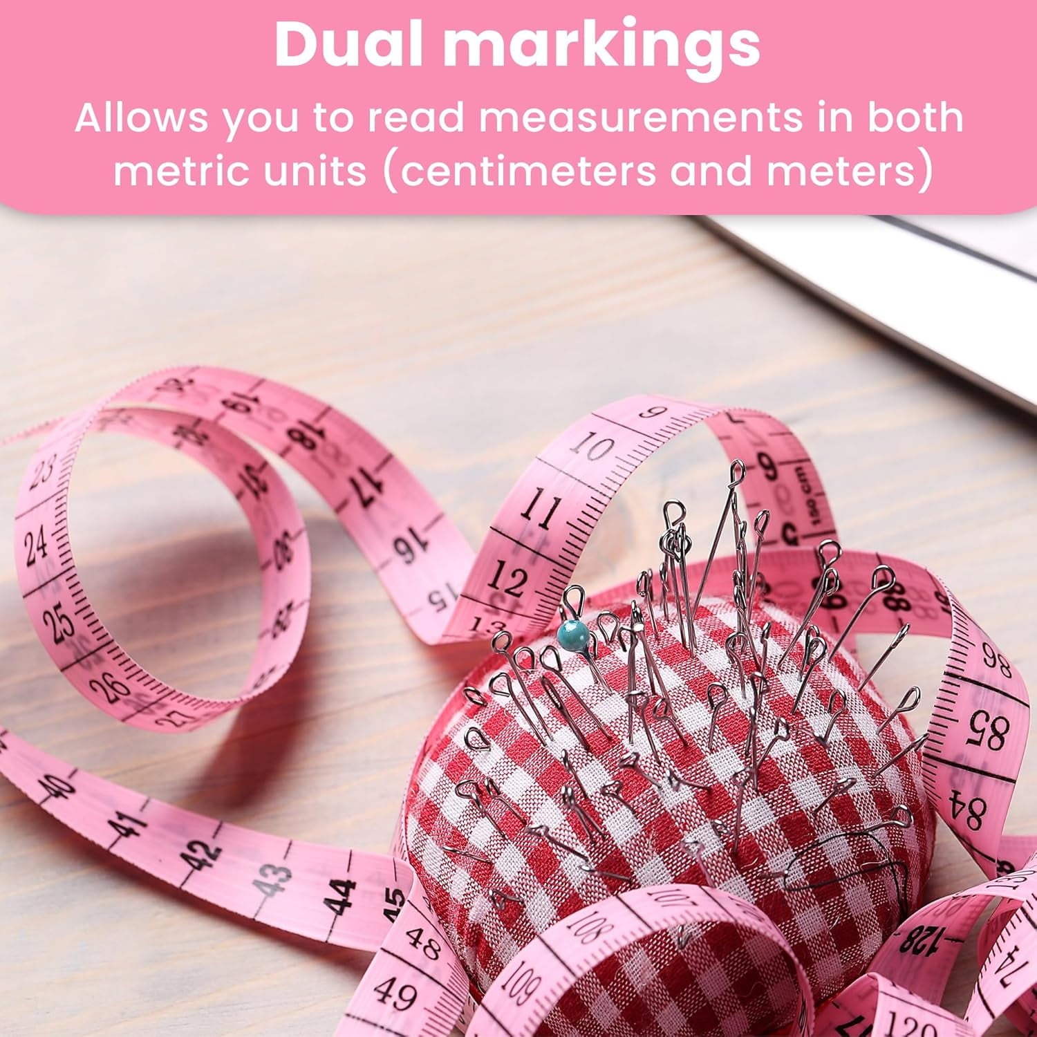 Measuring Tape Set – Pack of 3 Retractable Soft Tape Measures for Body, Waist, Sewing, Tailoring, Crafting, DIY, Knit... - Image 3