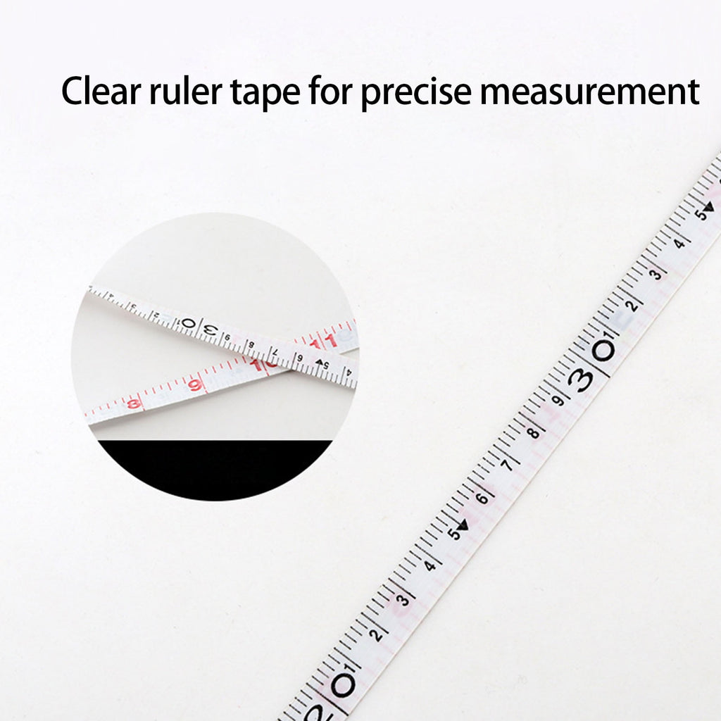 Tape Measure Metric Fiber Tape Reel with Double Side Coated Fiberglass Tape Measure Measuring Ruler - Image 2