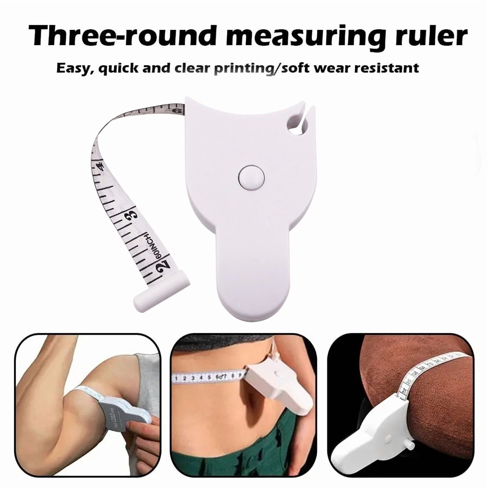 2pcs Tape Measure Body Measuring Tape Sewing Ruler Tools Centimeter Tapes For Body Meter Measure White Tools - Image 6
