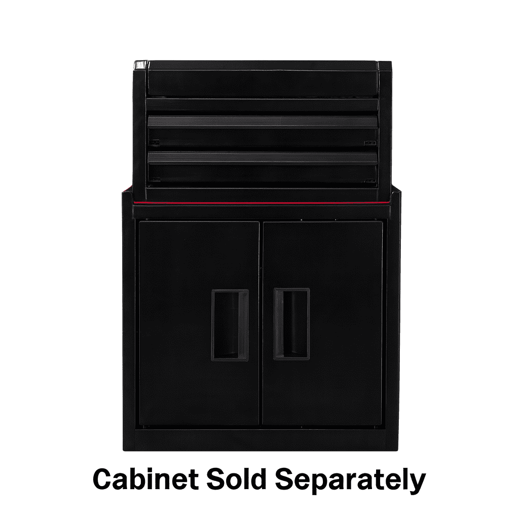 Mini 10-Inch 2-Drawer Steel Toolbox – Black - Image 5
