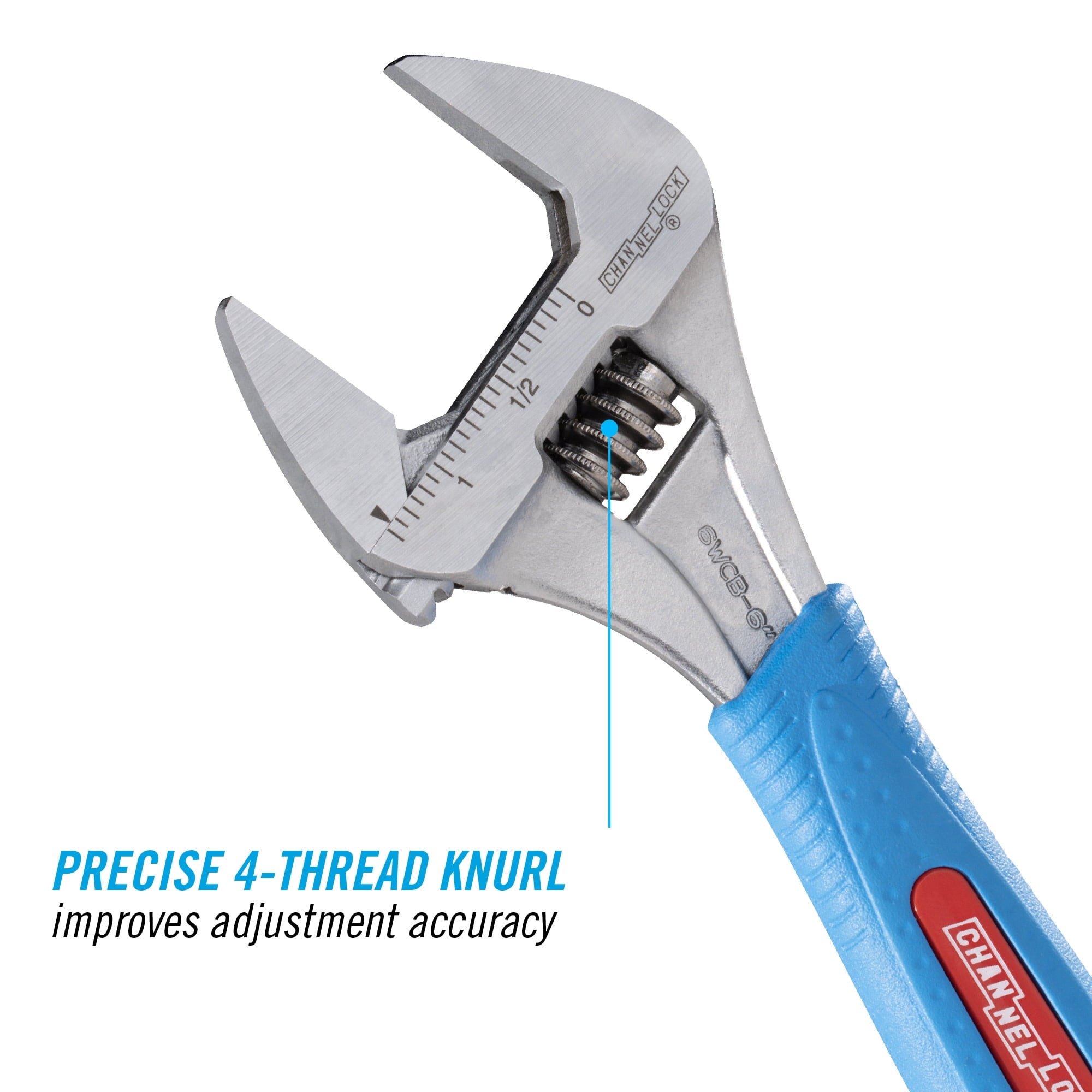 CODE BLUE WideAzz Adjustable Wrench Set, Includes Jaw Capacity of 1.34, 2-inch, 2 pieces (WS-) - Image 4