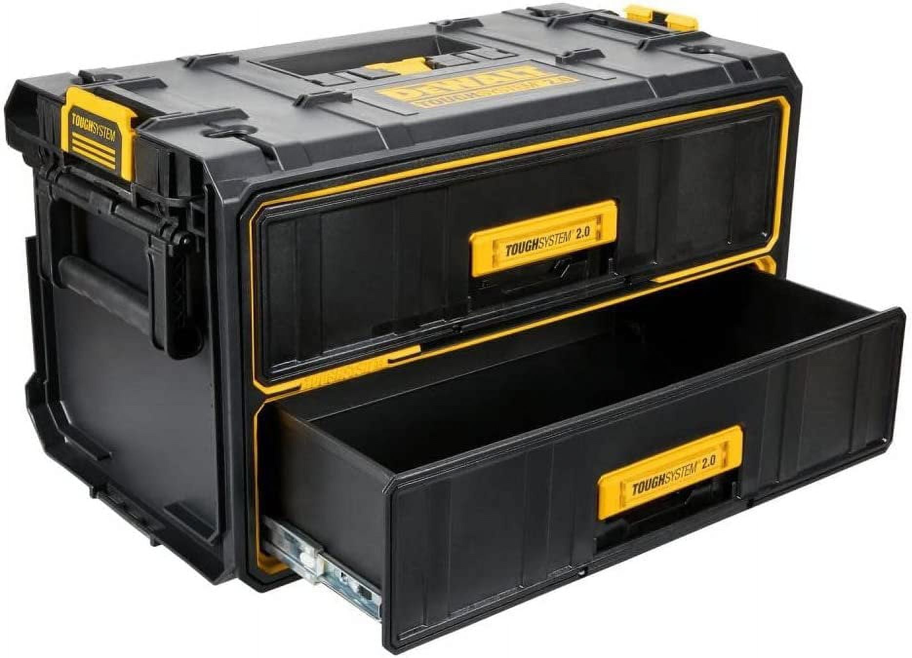 Tough System Durable Tool Boxes and Organizers, Yellow, 21.25 x 13.65 x 12.68 Inches, 17.6 lb - Image 3