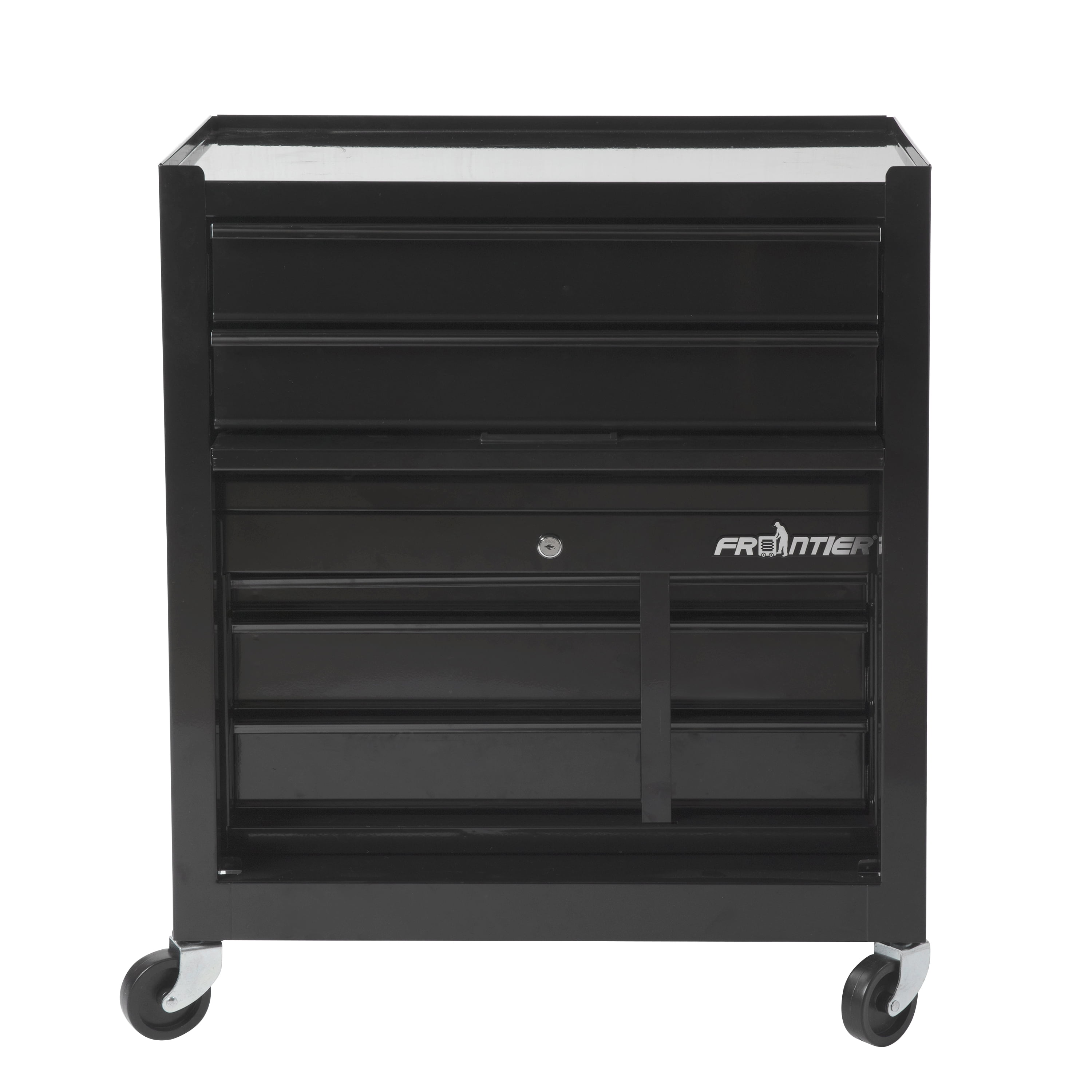 24-inch 5-Drawer Rolling Tool Chest and Cabinet Combo, Steel, Black - Image 6