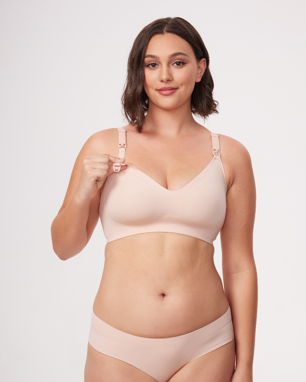 Postpartum Essential Kit:Postpartum Belly Wrap + Nursing bra